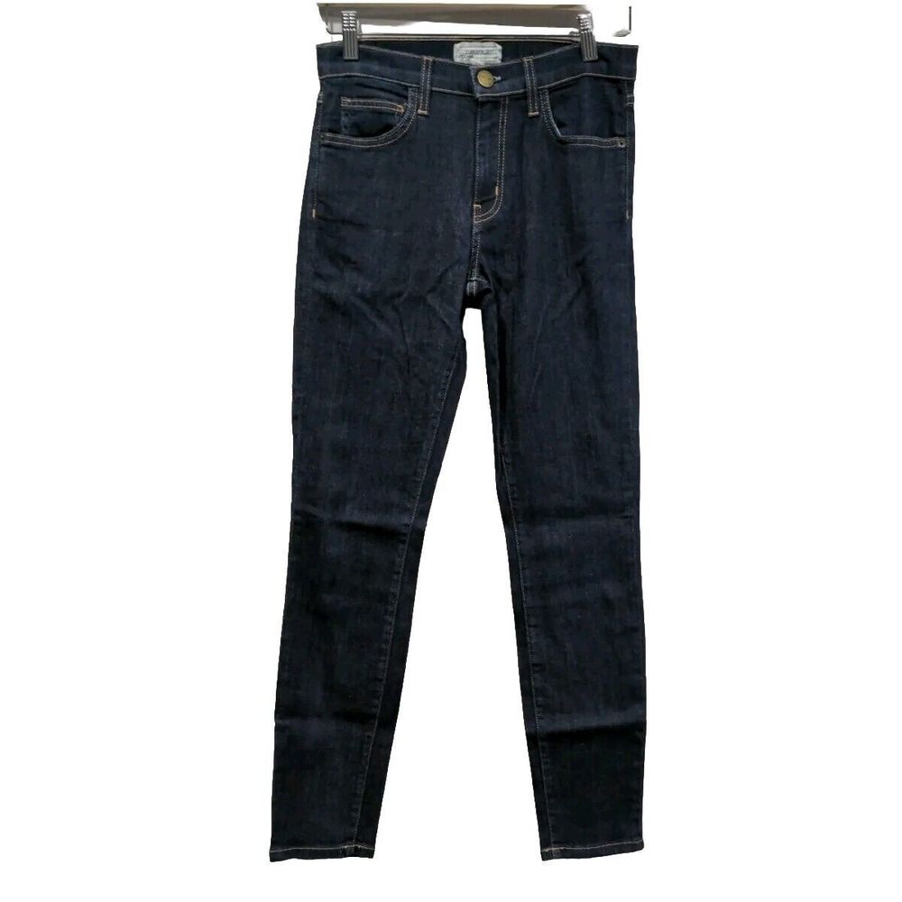current/elliott Womens Highwaist Ankle Skinny Jean Size 27 Dark Wash Stretch